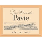 La Rosee De Pavie Saint Emilion 2007 Front Label