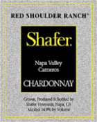 Shafer Red Shoulder Ranch Chardonnay 2008 Front Label