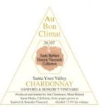 Au Bon Climat Sanford and Benedict Chardonnay 2007 Front Label