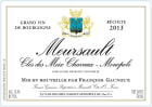 Francois Gaunoux Meursault Clos des Meix Chavaux-Monopole 2013 Front Label