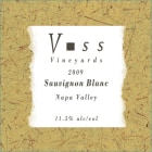 Voss Vineyards Napa Valley Sauvignon Blanc 2009 Front Label