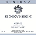 Echeverria Reserva Merlot 2009 Front Label