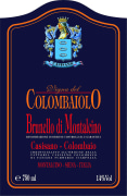 Casisano Vigna del Colombaiolo Brunello di Montalcino 1999 Front Label