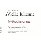 Domaine de la Vieille Julienne Chateauneuf-du-Pape les Trois Sources 2010 Front Label