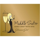 Middle Sister Glamour Girl Bubbly Sweet White Wine Front Label