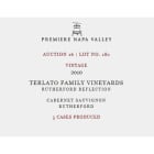 Terlato Family Vineyards Rutherford Reflection Cabernet (Premiere Napa Auction) 2010 Front Label