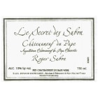 Roger Sabon Chateauneuf-du-Pape Le Secret des Sabon 2003 Front Label