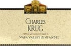 Charles Krug Zinfandel 1996 Front Label