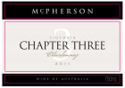 McPherson Chapter Three Chardonnay 2011 Front Label