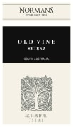 Normans Old Vine Shiraz 2015 Front Label