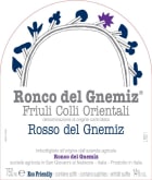 Ronco del Gnemiz Rosso del Gnemiz 2012 Front Label