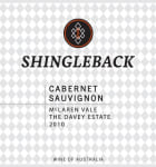Shingleback The Davey Estate Cabernet Sauvignon 2010 Front Label