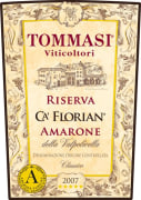 Tommasi Ca' Florian Riserva Amarone 2007 Front Label