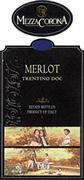 Mezzacorona Merlot 1998 Front Label