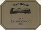 Weingut Sepp Moser Trockenbeerenauslese Chardonnay 2004 Front Label
