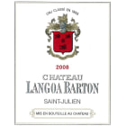 Chateau Langoa Barton  2008 Front Label