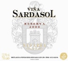Bodegas Alconde Vina Sardasol Reserva 2000 Front Label