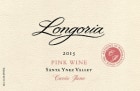 Longoria Cuvee June Pink Wine 2015 Front Label
