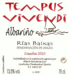 Bodegas Nanclares Tempus Vivendi Albarino 2010 Front Label