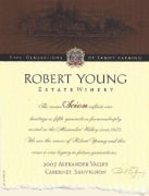 Robert Young Scion Cabernet Sauvignon 2007 Front Label