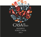 Casa del Cielo Reserve Pinot Noir 2013 Front Label