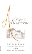 Chateau Arnauton Fronsac 2010 Front Label