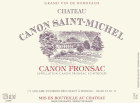 Chateau Canon Saint-Michel Canon Fronsac 2010 Front Label