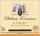 Chateau Correnson Lirac Blanc 2013 Front Label