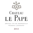 Chateau Le Pape Pessac-Leognan 2012 Front Label