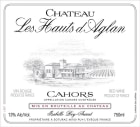 Chateau les Hauts d'Aglan Cahors 2009 Front Label