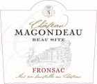 Chateau Magondeau Fronsac Beau Site 2010 Front Label