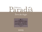 Chateau Paradis Coteaux d'Aix-en-Provence Terre des Anges Rouge 2005 Front Label