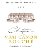 Chateau Vrai Canon Bouche Canon Fronsac 2010 Front Label