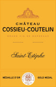 Cheval Quancard Chateau Cossieu-Coutelin 2009 Front Label