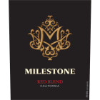 Milestone Red Blend 2015 Front Label