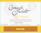 Cremaschi Furlotti Single Vineyard Pinot Noir 2013 Front Label