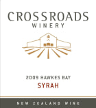 Crossroads Wines New Zealand Syrah 2009 Front Label