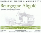 Domaine Andreotti Bourgogne Aligote 2009 Front Label