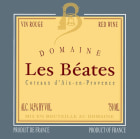 Domaine des Beates Coteaux d'Aix-en-Provence Rouge 2005 Front Label
