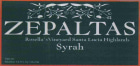 Zepaltas Rosella's Vineyard Syrah 2008 Front Label