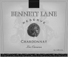 Bennett Lane Reserve Chardonnay 2008 Front Label