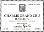 Domaine Servin Chablis Bougerots Grand Cru 2011 Front Label