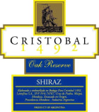 Don Cristobal Oak Reserve Shiraz 2004 Front Label