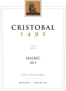 Don Cristobal Malbec 2012 Front Label