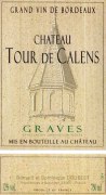 Famille Doublet Graves Chateau Tour de Calens Blanc 2007 Front Label