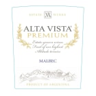 Alta Vista Premium Malbec 2015 Front Label