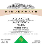 Niedermayr Sudtirol Alto Adige Naun Sauvignon 2013 Front Label