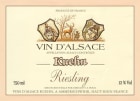 Kuehn Alsace Riesling 2012 Front Label