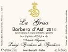 Luigi Spertino Barbera d'Asti 2014 Front Label