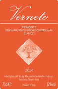 Marchesi Incisa della Rocchetta Piemonte Verneto Verneto 2014 Front Label